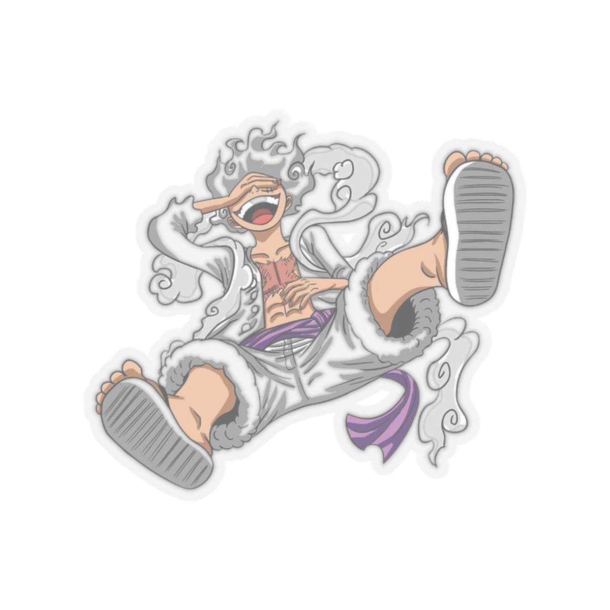 Luffy Gear 5 Laughing - Sticker