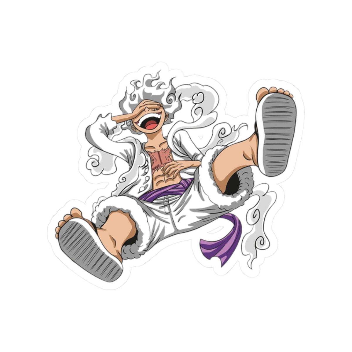 Luffy Gear 5 Laughing - Sticker